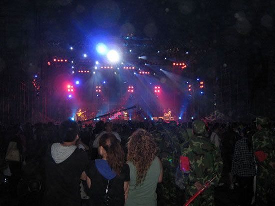 夜晚的舞臺(tái)